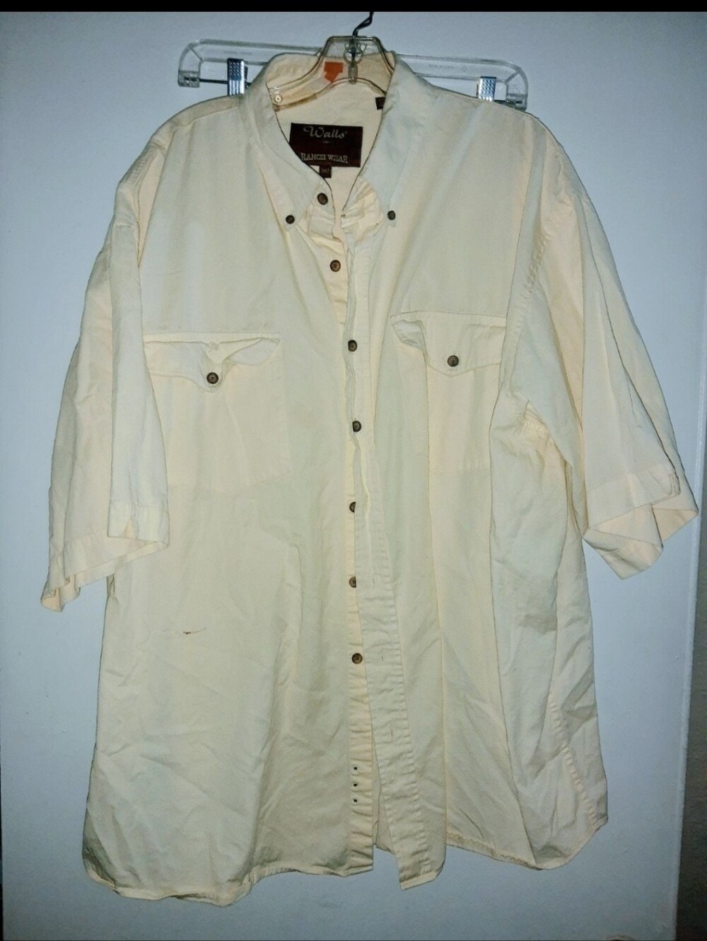 Walls Ranch Wear Men's Short-Sleeve Button-Up Shirt Jacket